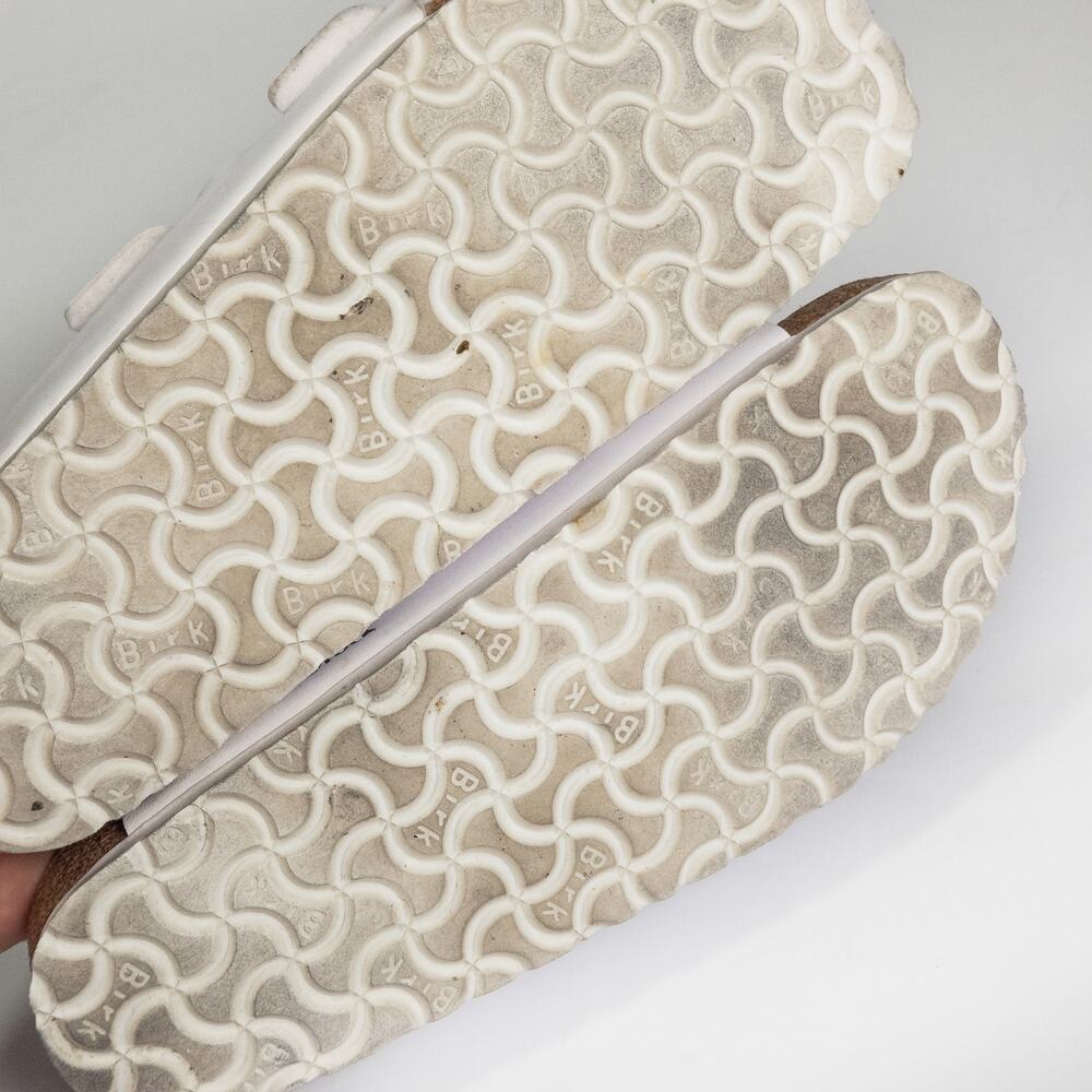 Birkenstock Arizona Sandals Size 40 (US 9)White Minimalist Normcore Comfort - Picture 6 of 7